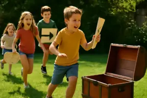 Come organizzare una caccia al tesoro per bambini? Idee facili che li fanno scatenare