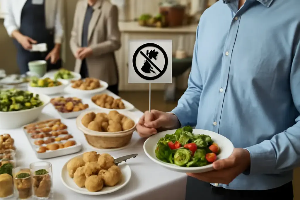 Come gestire allergie alimentari durante un evento: soluzioni per un buffet sicuro