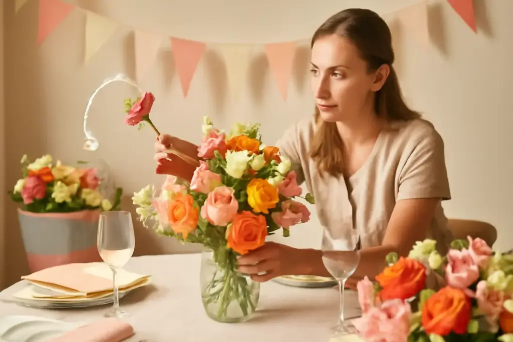 Decorare una festa con fiori freschi: errori da evitare per non farli appassire subito