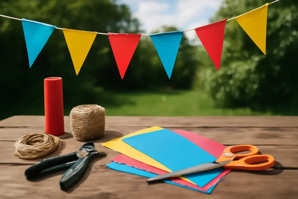 Bandierine fai-da-te: materiali che resistono anche alle feste all’aperto