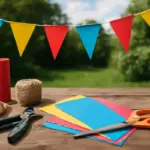 Bandierine fai-da-te: materiali che resistono anche alle feste all’aperto