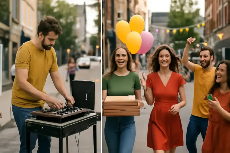 Come creare una festa itinerante in città? I passaggi che rendono tutto fluido e divertente
