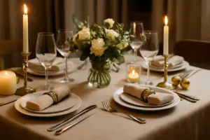 Come decorare la tavola per una festa elegante: piccoli dettagli che fanno subito atmosfera