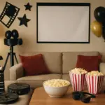 Idee per una festa a tema film: set fotografici e dettagli che trasformano il salotto