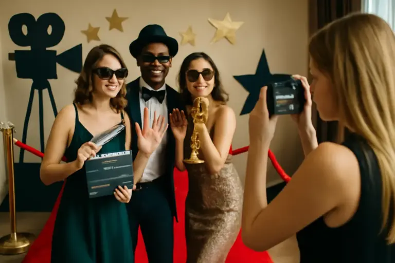 Giochi per feste a tema cinema: le attività che trasformano gli ospiti in vere star