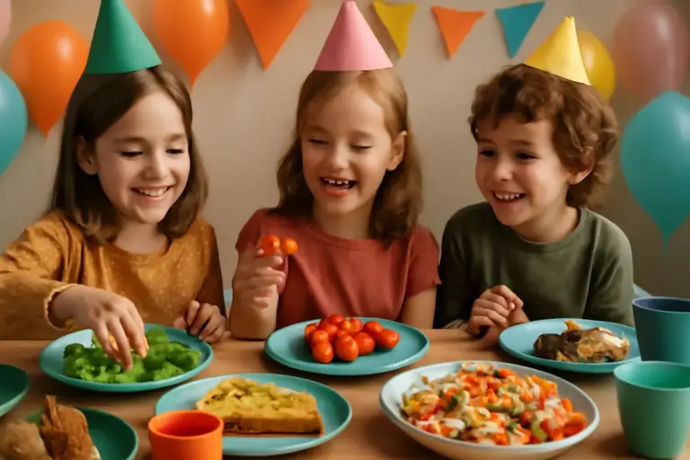 Menù vegetariano per feste di bambini: piatti sani e gustosi che conquistano tutti