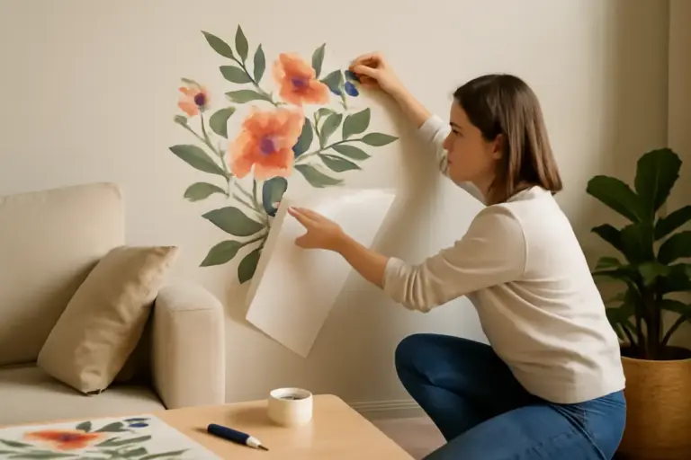 Decorazioni murali temporanee: come trasformare le pareti senza danneggiarle