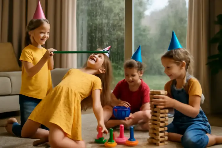 Quali giochi proporre se piove durante una festa all’aperto? Le alternative che salvano il divertimento