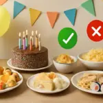 Quali cibi scegliere per un buffet di compleanno? Evita questi errori di abbinamento
