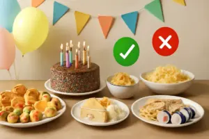 Quali cibi scegliere per un buffet di compleanno? Evita questi errori di abbinamento