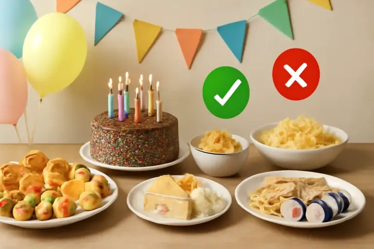 Quali cibi scegliere per un buffet di compleanno? Evita questi errori di abbinamento